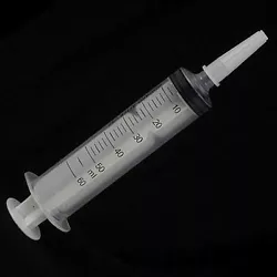 60cc 60mL 2oz CATHETER TIP SYRINGES NEW! Easy Glide Sterile Syringes -N0- Needle. (5) Syringes. 5 - Large 60 cc Enteral...