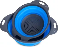 Strainers are foldable, so they take up little space in your kitchen cabinets. Sturdy and safe material: The kitchen...