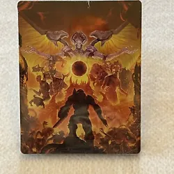 SEALED Doom Eternal Bonus Steelbook Case (NO GAME!) PS4 Xbox One.  Please see photos  Feel free to ask any questions