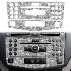 Real Carbon fiber Rear Air Vent Outlet Cover For Benz C Class W204 2008-2013. ☆Bling Accessories is a high-quality...