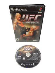 UFC: Throwdown (PlayStation 2, PS2 2002) - No Manual Tested