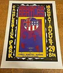 Limited Production - Wes Wilson Authorized Reproduction. Wes Wilson ‘66. This was the last Beatles concert held! The...