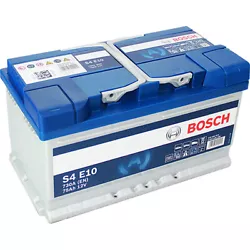 Batterie Bosch Start & Stop S4E10 75Ah 730A BOSCH. Largeur: 175.