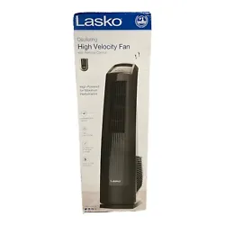 Lasko U35122 Oscillating High Velocity Fan with Remote.