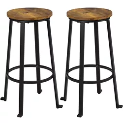 【Round Edges and Corners】The smooth polished surface and round corners of these backless stools offer users a more...