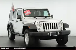 This 2017 Jeep Wrangler Unlimited Sport is a certified preowned go vehicle with the bright white clear coat exterior...