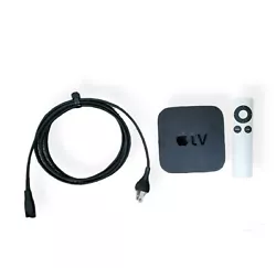 Apple TV (3rd Generation) 8GB Digital HD Media Streamer - Black. Condition is 