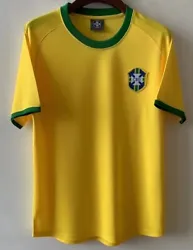 maillot retro 1970 brésil pelé (numéro 10 seulement)