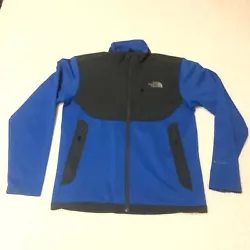 The North Face TNF Flash Dry Zip Up Sweater Blue .Adult Mens Size S Small. Some light signs of wear . See pictures, any...