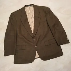 Selling VTG Burberry Plaid Wool Tweed Green Brown Blazer Sport Coat Jacket Mens 48. It does not have a size tag and Im...