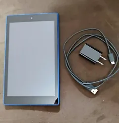 Amazon Fire HD 8 16 GB Marine Blue 8th Generation.  This Fire HD 8 is the AD supported version.  Item is in great...