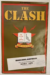 Grab this important piece of Clash history before its gone. DALLAS, TEXAS 1982.