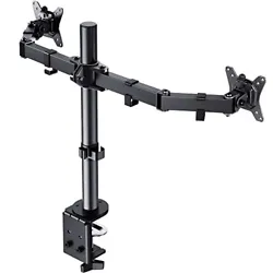 The adjustable articulating arm provides ±85° tilt, 180° swivel, and 360° rotation for a wide range of vertical and...