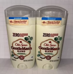 Old Spice GentleMans Blend Deodorants Eucalyptus & Coconut Oil 3oz Lot of 2. New, unopened, smoke freeOld Spice...