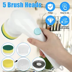✨Ideal Tool : The electric cleaning brush is suitable for cleaning kitchen, bathtub, floor, tile, sink, car, etc....