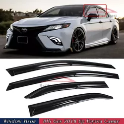 Fits ALL Following Models:   Fitment : Fits 2018-2022 Toyota Camry 4 Door Sedan All Models        Package Includes...