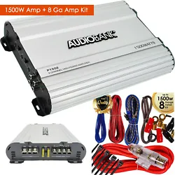Boost your your speakers with this 1500W Audiobank Stereo amplifier. Its 2 Ohm Stable technology, which uses better...