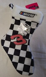Dale Earnhardt Sr. #3 Number NASCAR Christmas Ornament 3x3
