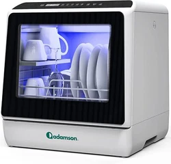 POWERFUL WASHING + SMART RACK: Dont be fooled by its small size. The A30 tabletop dishwasher features two spray arms...