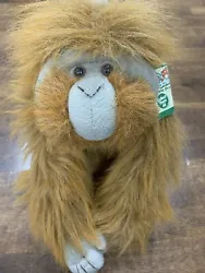 Wild Republic Male Orangutan Cuddlekins Monkey Zoo Stuffed Animal Plush Toy 12