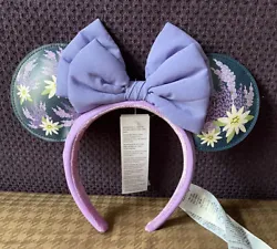 Minnie Mouse ear headband. 1 X headband. Imitation leather floral print ears. Size: One Size Suit MostKids or Adult....
