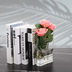 The clear acrylic material beautifully showcases your flowers, while the book design adds a touch of elegance and...
