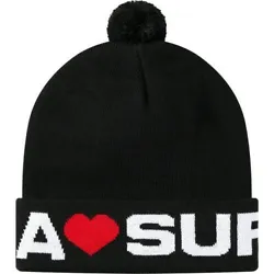 SUPREME ACRYLIC WINTER HAT LOVE SUPREME BEANIE FW20 RELEASE BLACK COLOR ONE SIZE BRAND NEW IN BAG WITH TAG. PURCHASED...