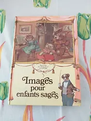 LIVRE Animé POP-UP. IMAGES POUR ENFANTS SAGES 1979/1980. Usures d usage coins légèrement cornés poèmes de Victor...