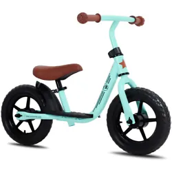 Its easier for kids to learn how to ride a bike if they have good balance and coordination. This no-pedal balance bike...