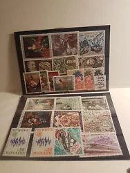 Timbres neufs sans charnieres. Annee complete.