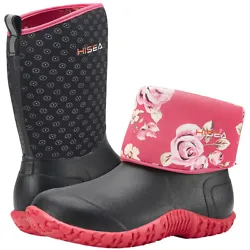 HISEA Unisex Low Top Rain Boot Waterproof Insulated Garden Work Protective Shoes. HISEA Unisex Rain Boot Drawstring...