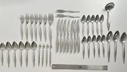 Upgrade your dining experience with this 40-piece silverware set. Crafted from high-quality stainless steel. The sleek...
