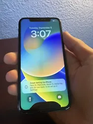 Unlocked for All Carriers. Black dot on the screen No Face ID. Wifi does not work.