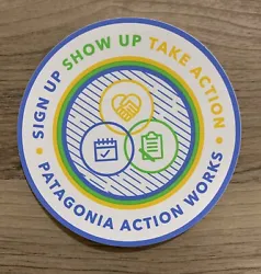 Patagonia Action Works Sticker!Sticker measurements: 3.5” Please reach out with any questions!