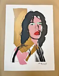 The Mick Jagger portfolio remains one of Warhol’s most famous celebrity silkscreen series, for good reason. The...