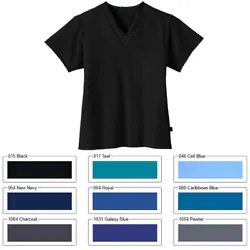 Jockey Scrubs Unisex One Pocket Top. Banded V-Neck Design for a Classic, Professional Look. Classic Front and Back...