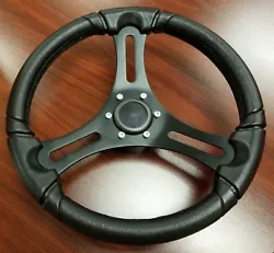 Why settle for a cheap plastic steering wheel when you can have an ALUMINUM spoke, with high quality polyurethane...