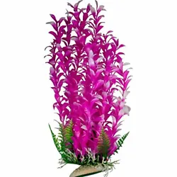 Lifelike looking aquarium plant, has different lengths of strands & foliage making it look very natural. Plastic...