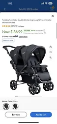 Double Stroller. Condition is Used. Shipped with USPS Ground Advantage.