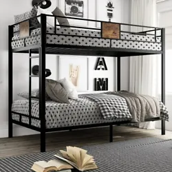 Amolife Metal Bunk Beds Twin Over Twin.