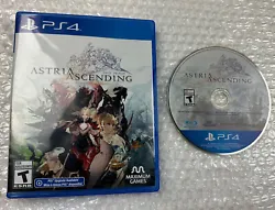 Astria Ascending (Sony PlayStation 4, 2021) PS4 - Case & Disc. Case shows light wear and scratches, indents. Disc in...