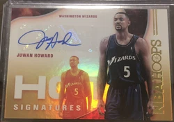 Juwan Howard auto “Hot Signatures” 2021-22 Panini Hoops.