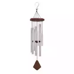 When a breeze blows a wind bell, it produces a natural song for your garden. Its reflective surface shines well in the...