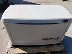 Generac 22kW Power Generator aluminum home generator NO Reserve PA clean tested. Runs on propane or natural gas fuel is...