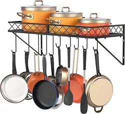 This pot organizer has been specially treated to prevent rusting. It is perfect for keeping kitchen orderly and...