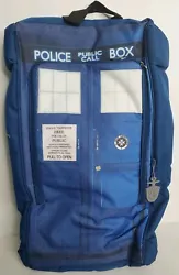 DOCTOR WHO TARDIS BACKPACK NEW LICENSED T.A.R.D.I.S.. Condition is New with tags. Shipped with USPS Priority Mail.