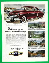 Original magazine ad from 1950. Left edge a little unevenly cut. Very good condition.