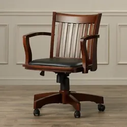 Its open sides and slatted back provide breathability as you power through projects. Easy-to-clean faux leather...
