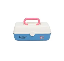 PRETTY IN PETITE BUTTER LONDON Caboodles White Over Periwinkle. Everything is cuter in miniature form - including...