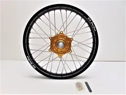 Dubya Rear Wheel 2.15 x 19 Gold Talon Hub/Black D.I.D DirtStar Rim.
